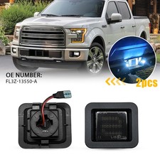 2x Ice Blue Led License Plate Lights For Ford F-150 Raptor 2015-on Accessories