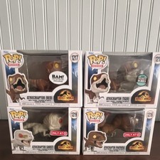 Funko Pop! Jurassic World Atrociraptor Set BAM! & Target Exclusive Vinyl Figure