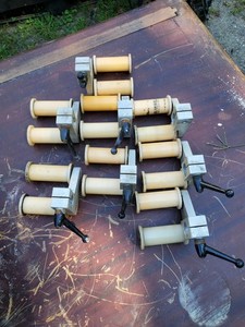 H groove pulleys 2" quick clamp setup 6001 bearings custom made