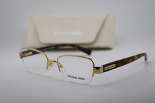 NEW MICHAEL KORS MK 7008 MITZI IV 1044 GOLD HAVANA AUTHENTIC EYEGLASSES 51-17