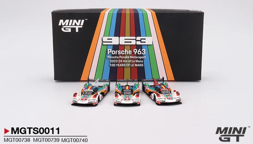 Mini GT 1:64 Porsche 963 Penske Motorsport 2023 24 Hrs of Le