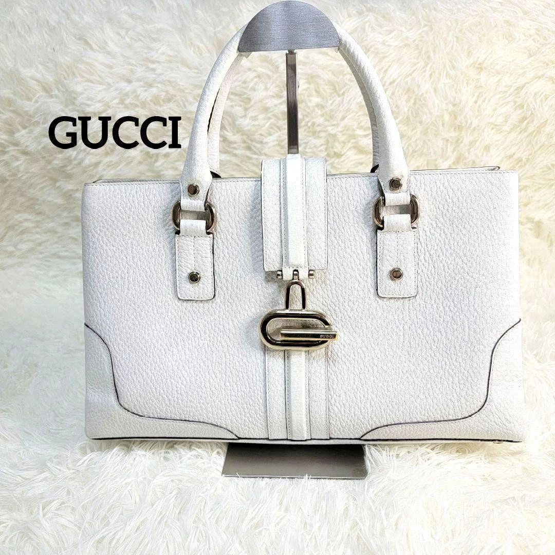Sac GUCCI Beauté GUCCI Sac à Main Femme Compact Grande Capacité Cuir 0410b