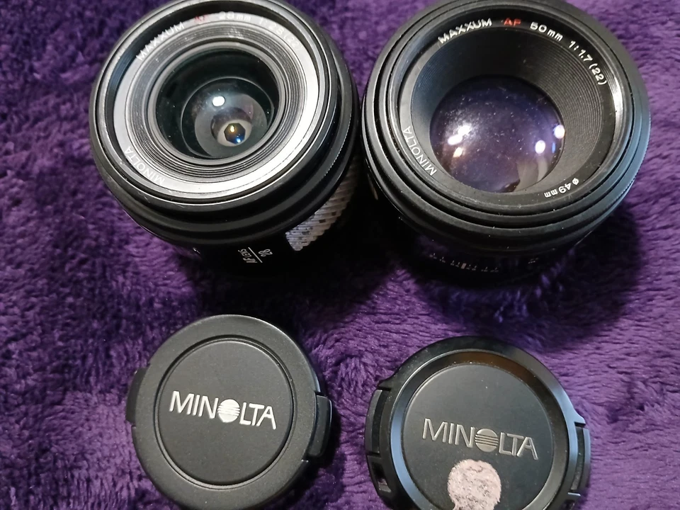 Minolta Maxxum 28 мм F2.8 Af и Minolta Maxxum Af 50 мм 1:1.7 [лот из двух] - Изображение 4 из 4