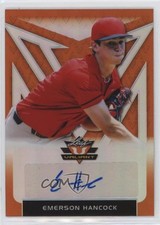 2020 Leaf Valiant Portrait Orange Prismatic 39/75 Emerson Hancock Auto 1b8
