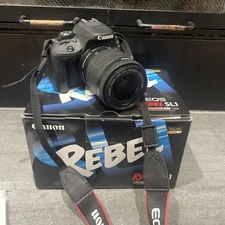 Canon EOS Rebel SL1 DSLR Camera and EF-S 18-55mm Lens Kit In Original Box J2