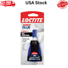 Loctite Super Glue Ultra Gel Control, Clear, 0.14 fl oz Bottle, 1 Pack