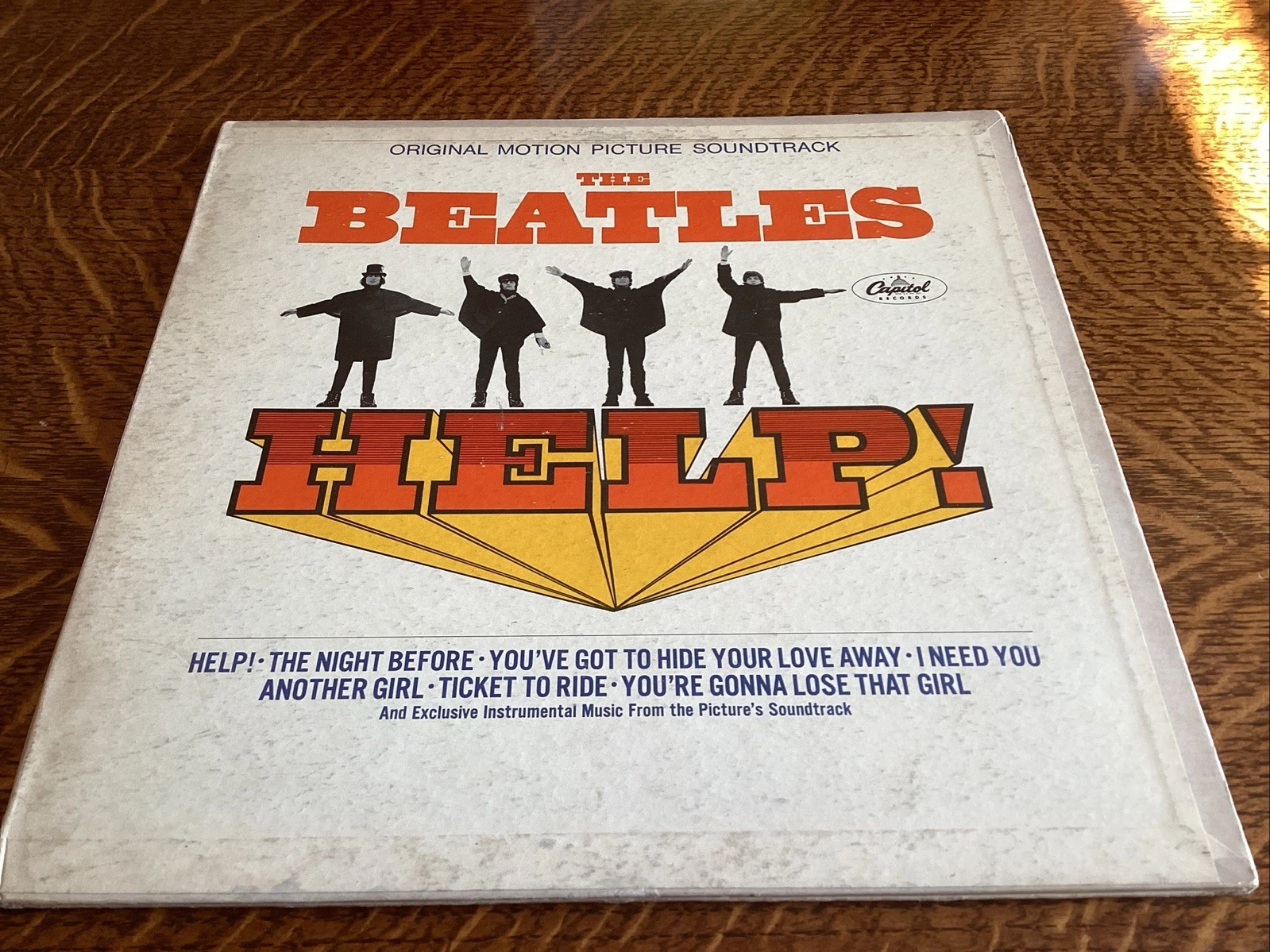 Help….,LP Vinyl Record Album Motion Picture Soundtrack… The Beatles!