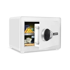 1.0 Cubic Feet Digital Safe with Alarm System Removable Shelf for Home Office