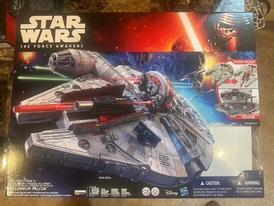 Star Wars Battle Action Millenium Falcon  Nerf Cannon Hasbro NIB Sealed