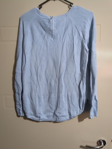 Just Jeans Blue Knit Jumper Size M EUC - Picture 3 of 3