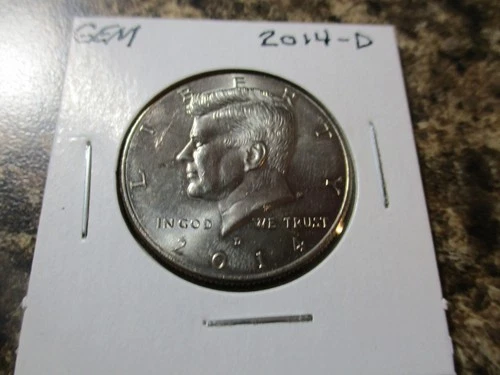 2014-D KENNEDY HALF DOLLAR FROM ORIGINAL ROLL    A