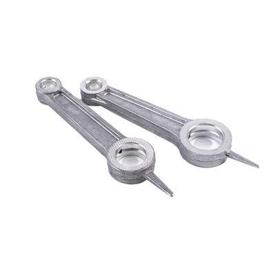 1Pc Air Compressor Connecting Rod Silver Tone Aluminum Alloy For Air CompressJI