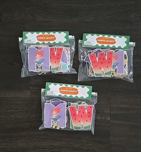 Lot de 3 alphabets magnétiques 26 ct - Bullseye's Playground™