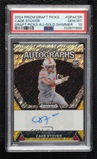 2024 Prizm Draft Picks FOTL Gold Shimmer 6/15 Cade Stover PSA 10 Auto 1fl4