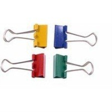 Clipper Assorted 32mm Foldback Clip Pack of 10 