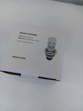 Drain Strainer Brushed Nickel Stainless Steel Kitchen Sink Plumbing NEW