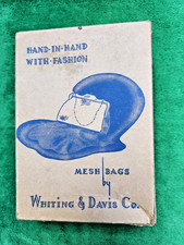 Whiting  Davis Company original retail Box for Mesh Bag