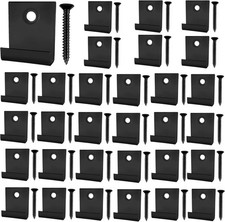 50pcs Composite Decking Clips, Hidden Starter Fastener Board Clip with Self-Tapp