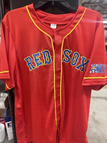 Small, Red Sox One Piece Celebration With A Unique Jersey. - Picture 2 of 3