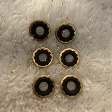 ¡Nuevo!! Lavadora reguladora de oxígeno de latón con anillo de goma - ¡Paquete de 6!!