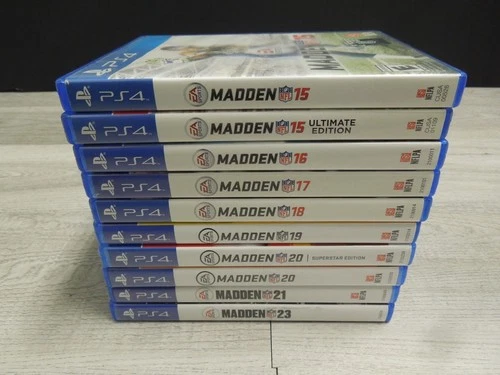 Sony Playstation 4 PS4 Madden NFL 15 16 17 18 19 20 21 22 23 24 CIB Video Game