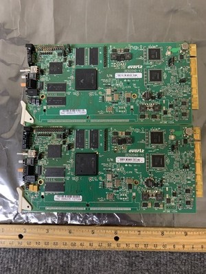 Lot of 2 Evertz 520AD4-HD HD/SD-SDI Audio De-Embedder  520AD4-HD-V2-REVB (As Is)