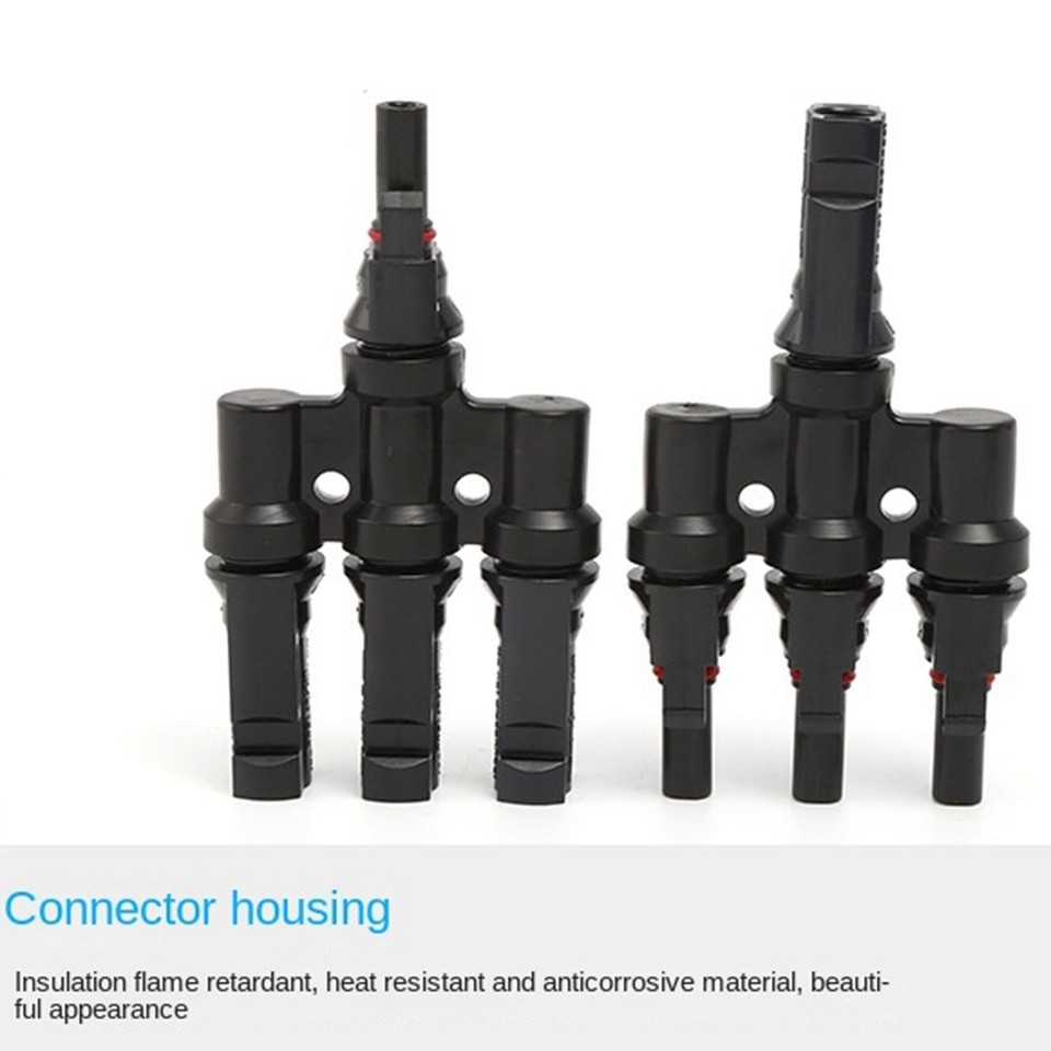 Convert Point Photovoltaic Connector T-Type Four-Way -Point Four-Way Conversion ...