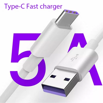 Schnellladekabel USB Typ C Datenkabel für Samsung Huawei Xiaomi Handy Ladekabel - Bild 1 von 4