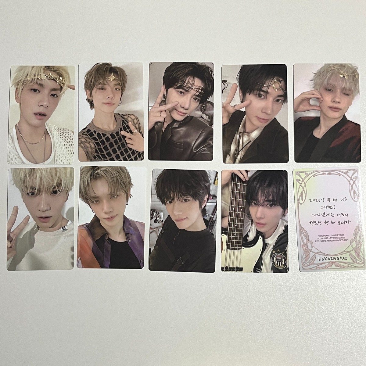 TAEHYUN TXT Photocard 2026 SEASON'S GREETINGS Official Kpop | eBay