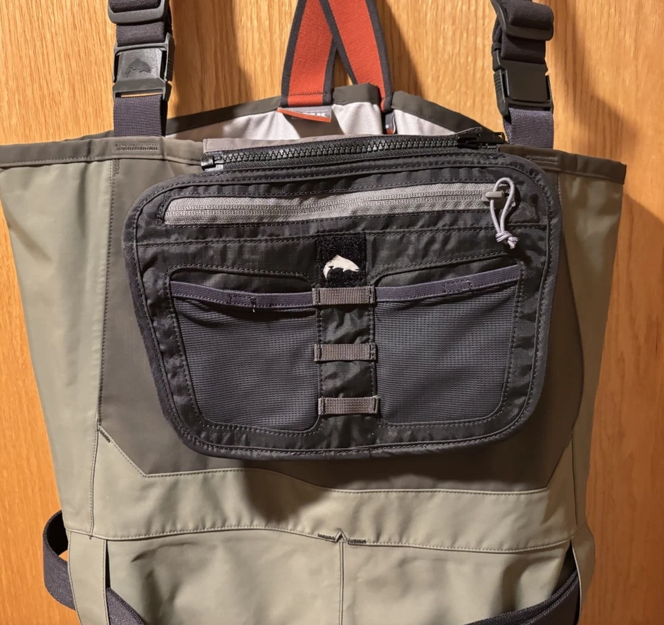 Nuovo Simms Freestone Calza Uomo Trampoliere Pesca a Mosca - Grigio, Taglia MK - Immagine 4 di 4