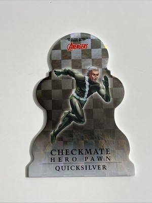 2022 Fleer Ultra Avengers Checkmate Hero Pawn #CP-6 Quicksilver