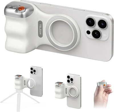 Magnetic Phone Camera Grip, Smartphone Shooting Holder Selfie Handle Snap with 