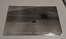 Silver Lake Mears Michigan RPPC Postcard Sand Dune Cruise Auto Car Racing