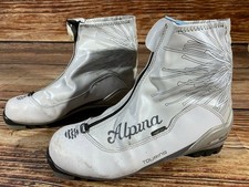 Alpina T28Eve Nordic Cross Country Ski Boots Size EU39 US7 NNN bindings 671