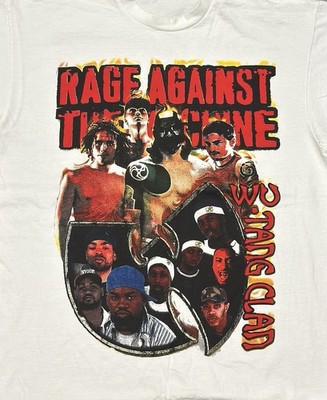 RAGE AGAINST THE MACHINE & WU TANG CLAN vintage 1997 TOUR t shirt