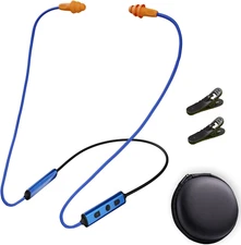 Ear Plugs Bluetooth Headphones for Work, Neckband Wireless Earbuds, Noise Reduct