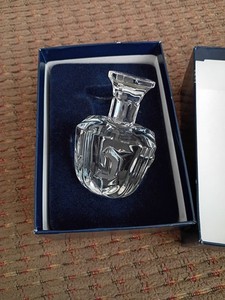 ROSENTHAL CRYSTAL HANUKKAH DREIDEL ORIGINAL BOX JUDAICA JEWISH MADE IN GERMANY