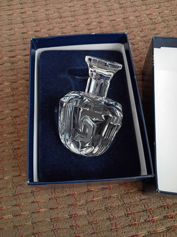 ROSENTHAL CRYSTAL HANUKKAH DREIDEL ORIGINAL BOX JUDAICA JEWISH MADE IN GERMANY