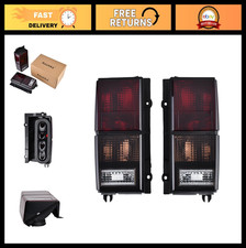Jeep Cherokee Xj 1984-1996 Tail Lights Set - Redblack Smoke Lens Rear Lamps Jeep Cherokee Xj 1984-1996 Tail Lights Set - Redblack Smoke Lens Rear Lamps