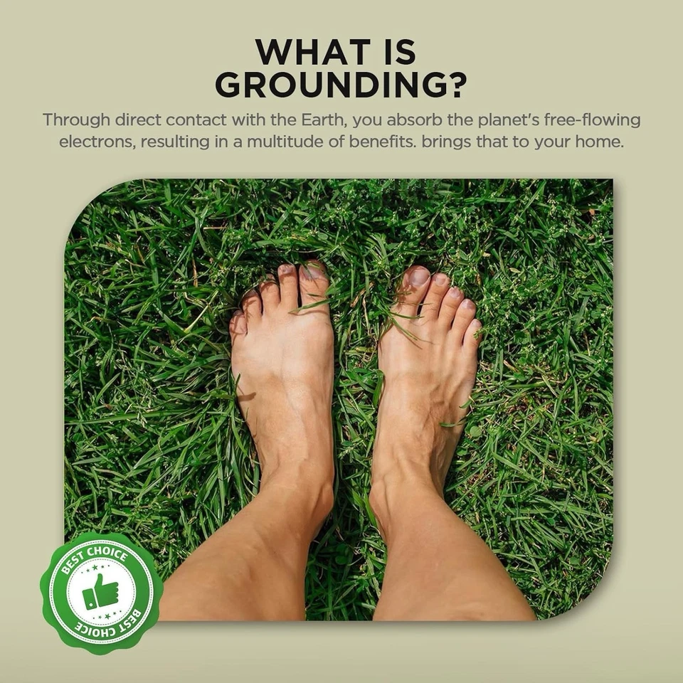 Grounding Sheets Queen Size , 90% Organic Cotton + 10% Pure Silver Fiber, Gray - Image 4 of 4