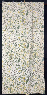 Vintage Artisan Glorious Crewel Stickerei Floral Wandbehang Panel 240x113 cm