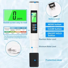 2025 New 4 in 1 TDS Meter, TDS Meter Digital Water Tester, Accurate and Relia...
