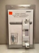 Bose OmniJewel Center Channel Wall Bracket for Lifestyle 650 System WHITE New