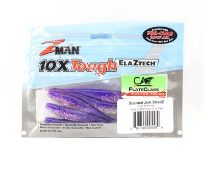 Zman Soft K�der Jerk ShadZ 4 Zoll 5/Pack Dark N Stormy (5589)
