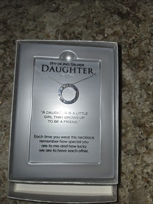18'' Sterling Silver 925 Mother Daughter Friend Necklace -Great Mother's Day Gift