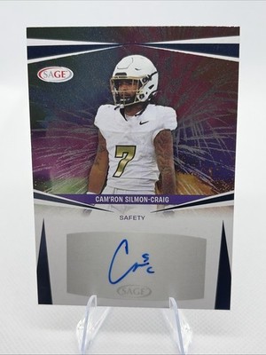2025 Sage High Series Autograph A-CSC - Cam ron Simon-Craig