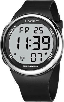 Atomic Talking Watch Self-Setting LCD Big Number Easy-to-Read for Seniors