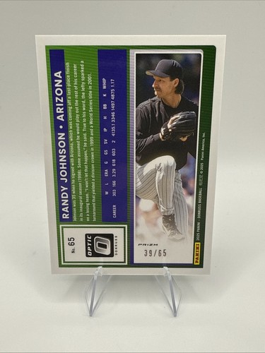 2025 Panini Donruss Optic #65 Randy Johnson Green Scope /65! - Bild 3 von 5