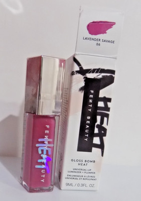 Fenty Beauty Lavender Savage Gloss Bomb Heat Universal Lip Luminizer + Plumper