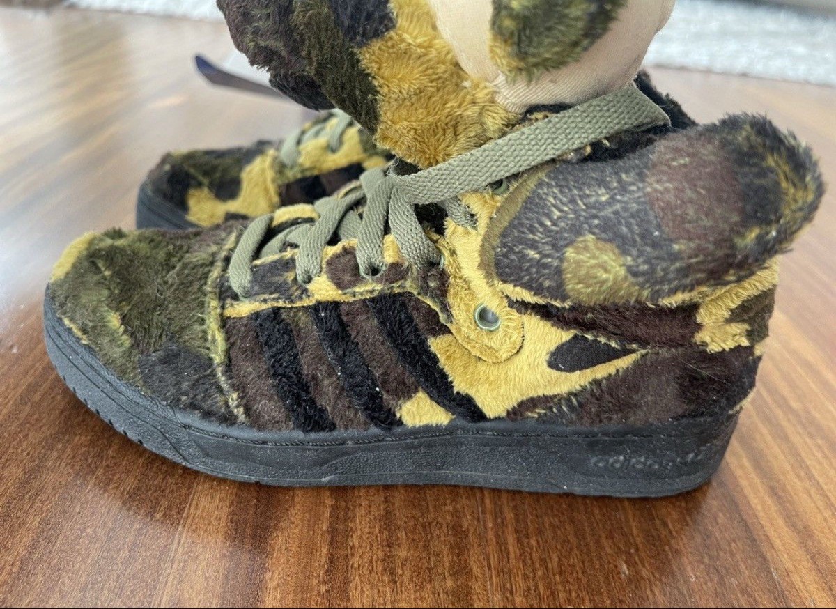 adidas x JEREMY SCOTT　　迷彩　ベアー　　28.5 adidas x Jeremy Scott Collaboration Shoes Camo Bear Q20918 US size